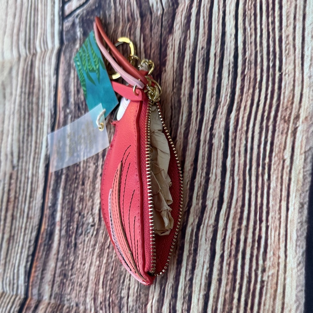 Pink Parrot Keychain/zip pouch for Bird Lovers - Picture 2 of 4